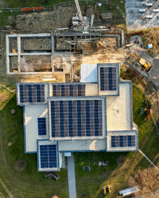 North Wales commercial solar installation