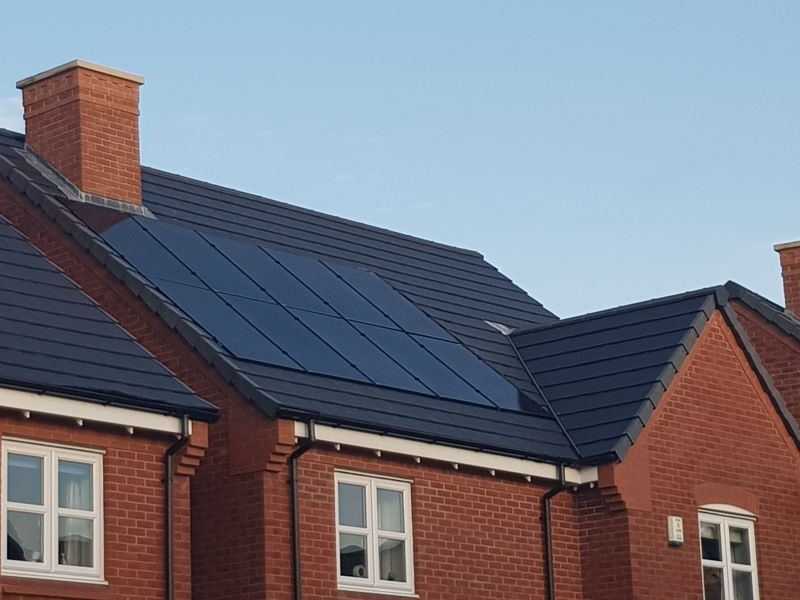 Solar panel for home installation Solar Store Menai Bridge North Wales