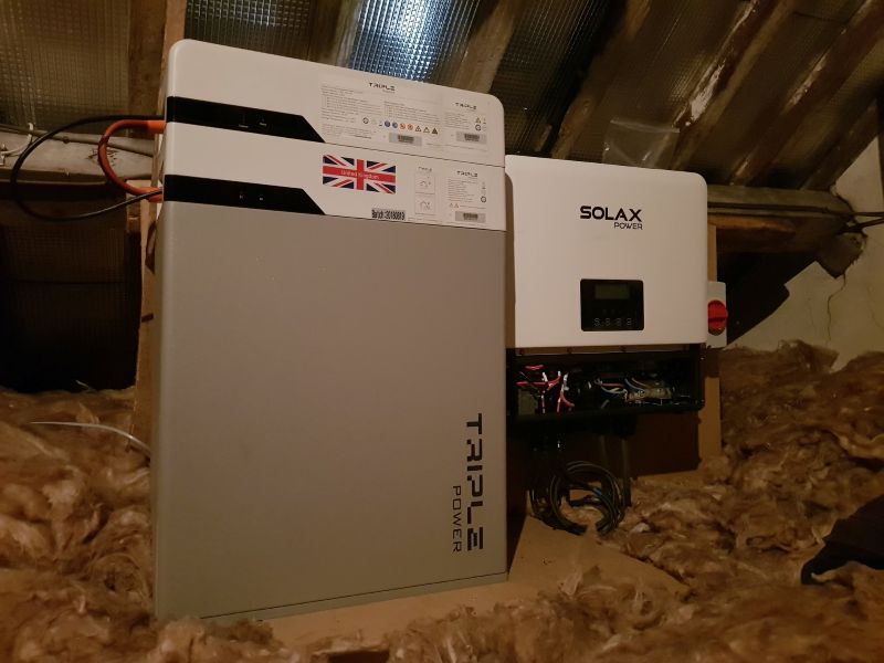 Solar panel installation battery Solar Store Menai Bridge North Wales 6