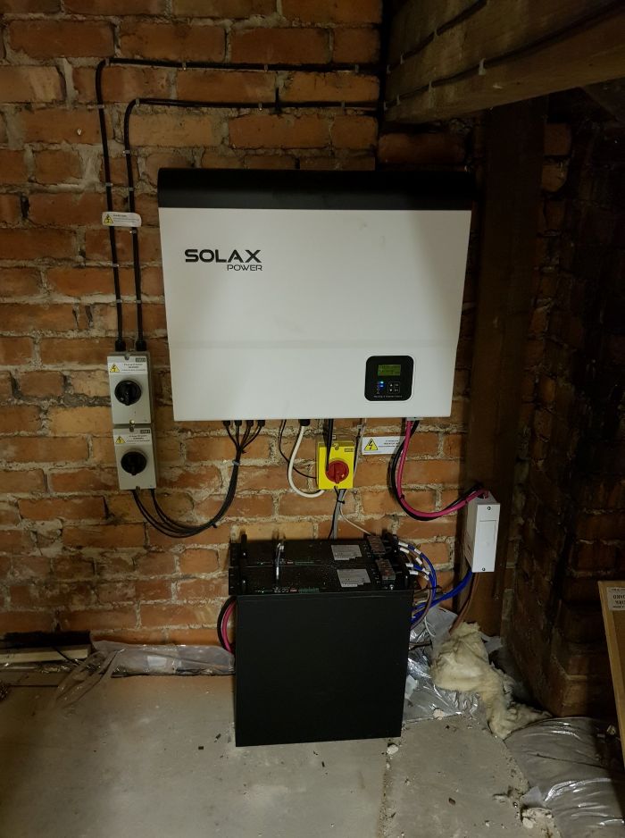 Solar panel installation battery Solar Store Menai Bridge North Wales 7