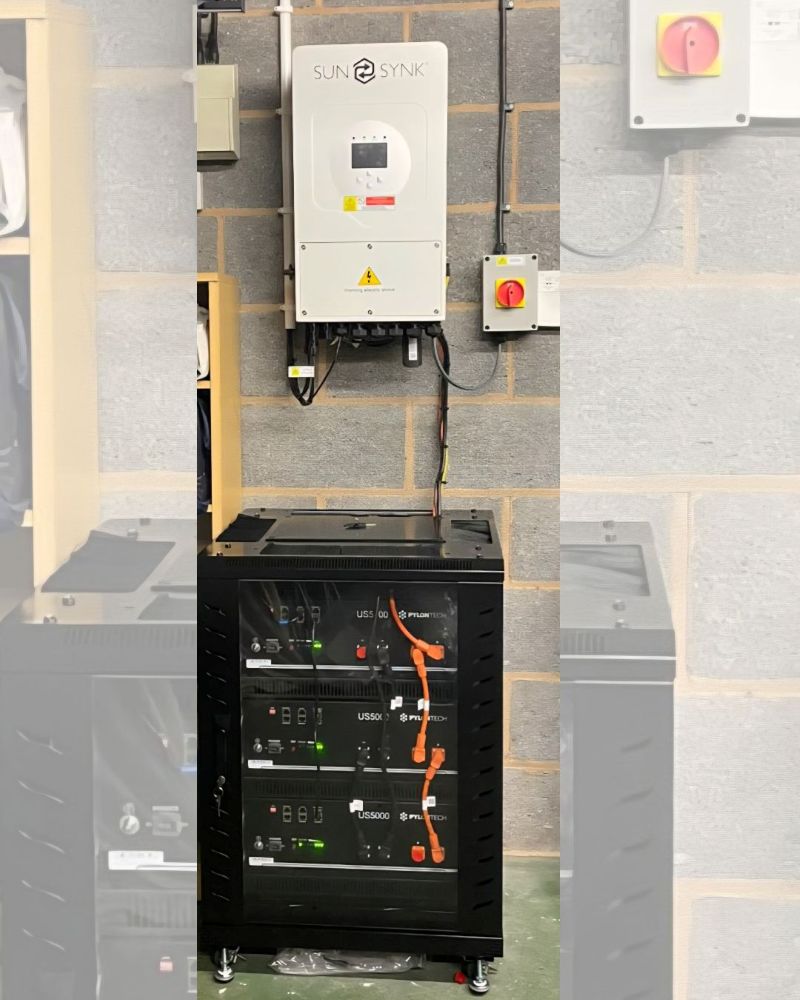 Sunsynk solar panel installer Menai Bridge Bangor UK 2