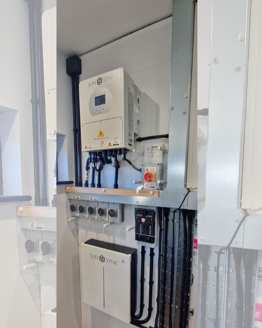 Sunsynk solar panel installer Menai Bridge Bangor UK 3