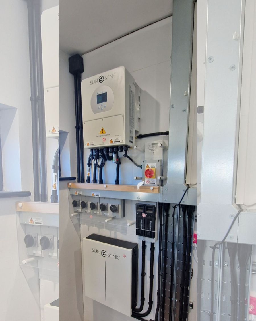 Sunsynk solar panel installer Menai Bridge Bangor UK 5